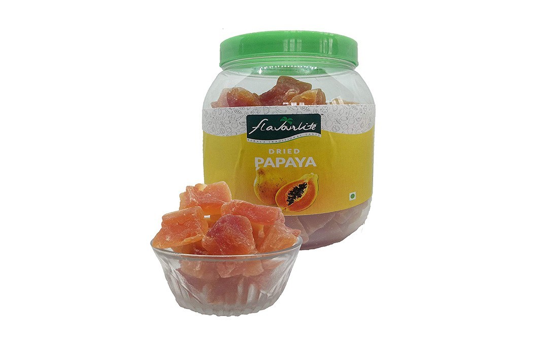 Flavourlite Dried Papaya    Plastic Jar  500 grams